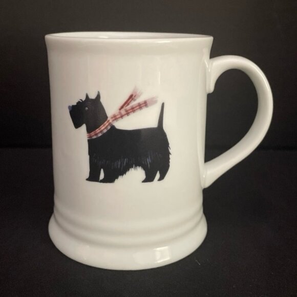 Scottie Scottish Terrier Dog w/ Scarf Tea Coffee Cup Mug 12 oz Fringe Studio - Picture 1 of 7